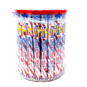 Atkinson Jumbo Red & White Candy Peppermint Sticks Tub 52ct